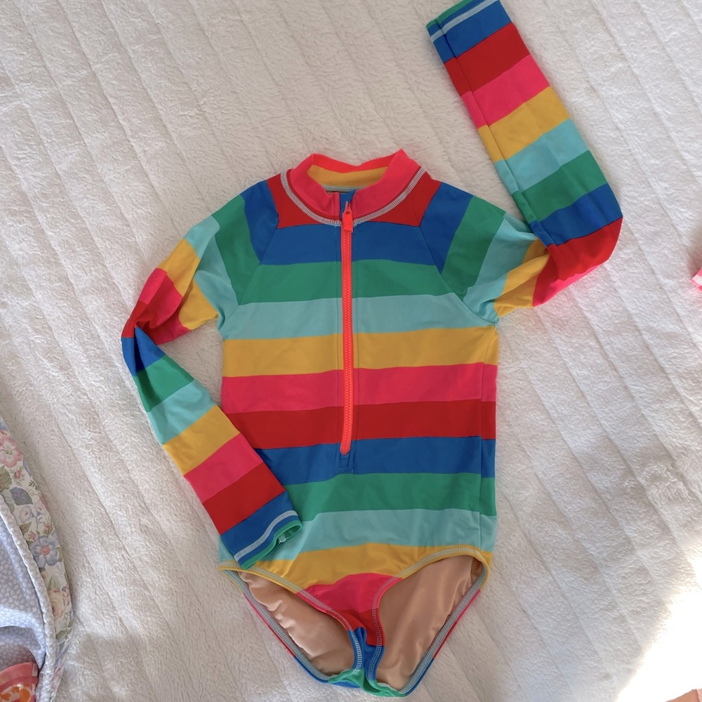 Long sleeve one piece rash guard